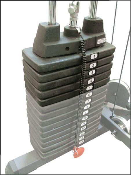 Body-Solid 50 Pound Weight Stack Upgrade for Home Gyms
