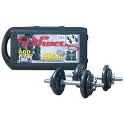 Cap Barbell 40 lb. Dumbbell Set with Carrying Case Cap Barbell 40 lb. Dumbbell Set with Carrying Case