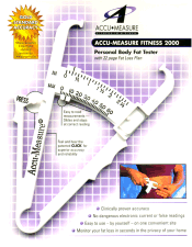 Accufitness Accu-Measure Fitness 3000 Personal Body Fat Caliper