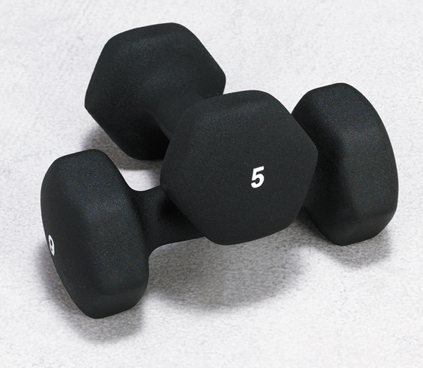 Black Neoprene Aerobic Dumbbells Black Neoprene Aerobic Dumbbells