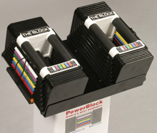 PowerBlock Personal Set Adjustable Dumbbells 5-45 lbs. Per Hand