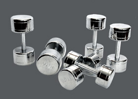 Solid Chrome Dumbbells Solid Chrome Dumbbells